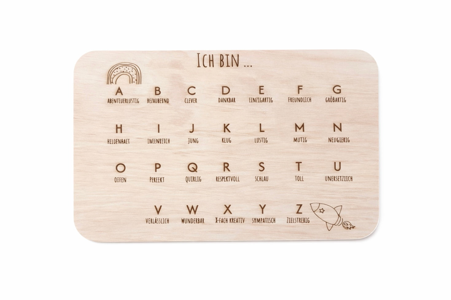 Frühstücksbrettchen "ABC"