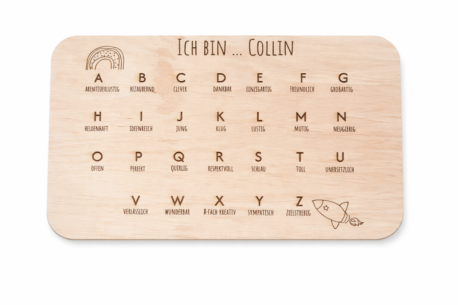 Frühstücksbrettchen "ABC"