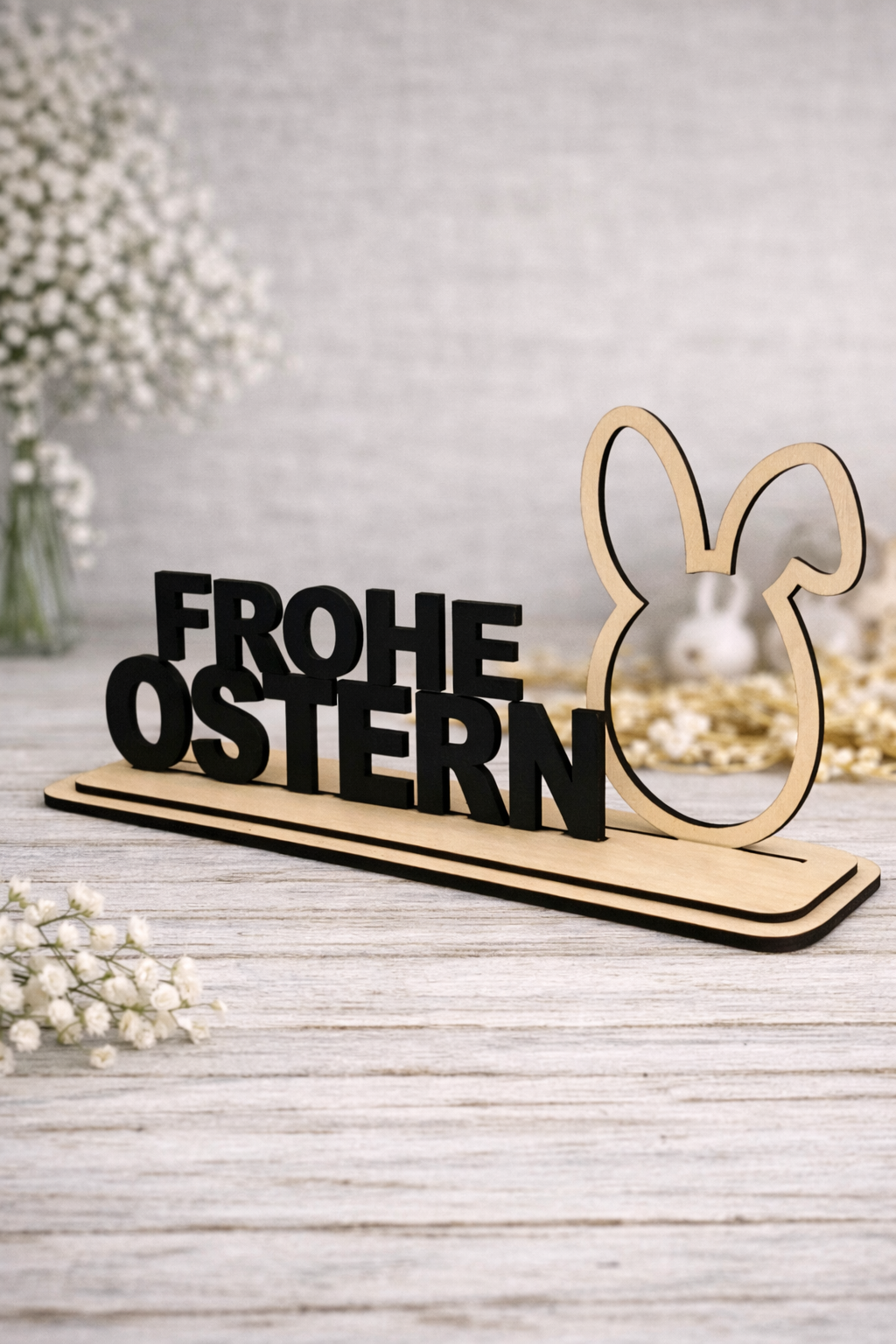 Aufsteller "Frohe Ostern"