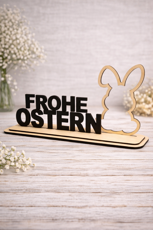 Aufsteller "Frohe Ostern"